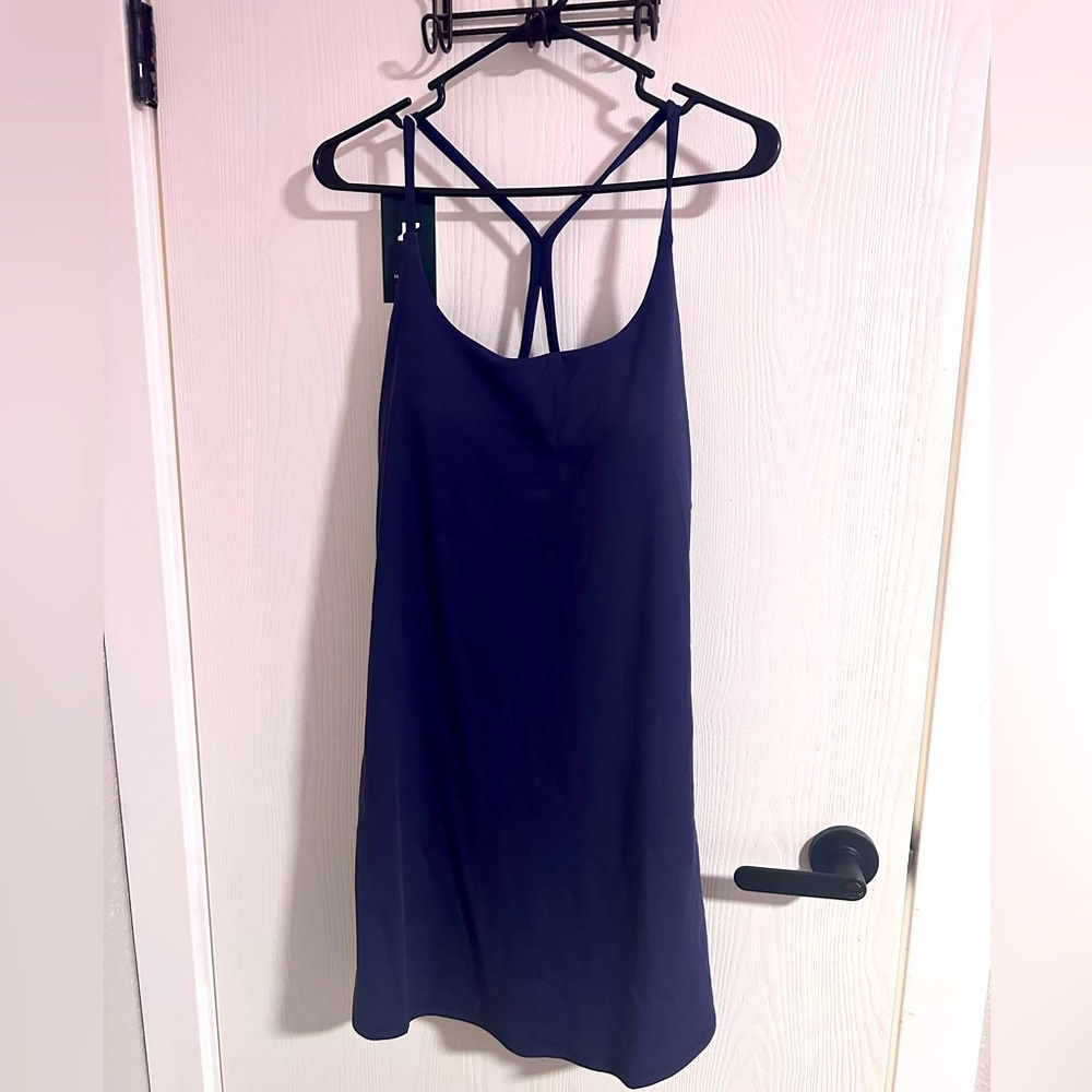 Halara In My Feels Everyday Cloudful AIR Dress navy peacoat